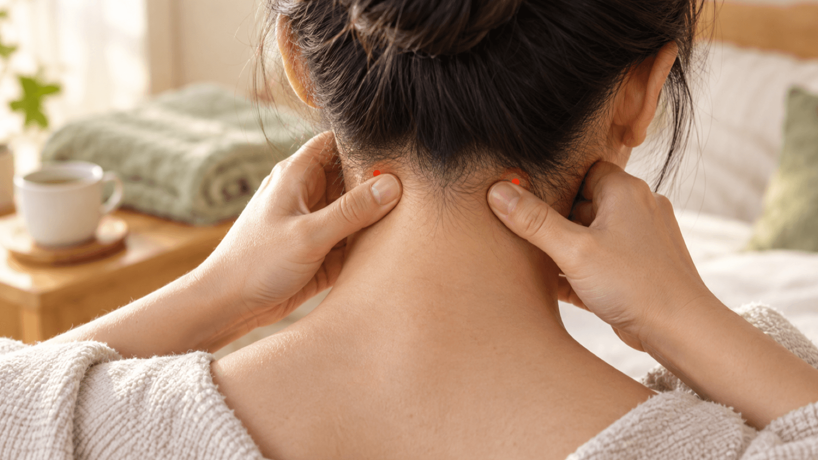 Bấm huyệt giảm đau nhức mình mẩy khi cảm lạnh: cách làm an toàn